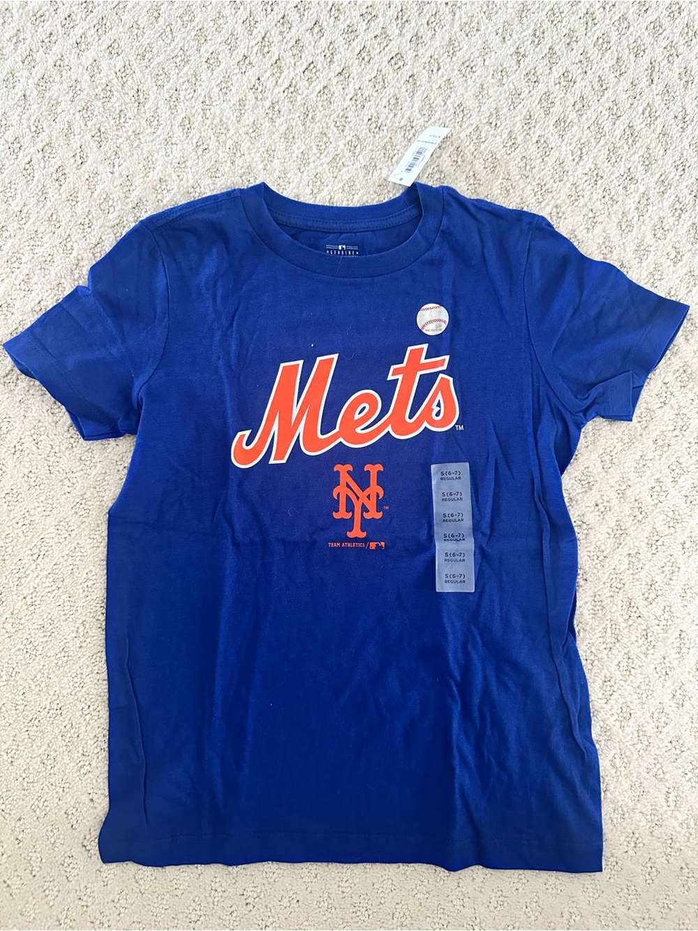 NWT Old Navy New York Mets MLB Boys Graphic T-Shirt Size S 6-7